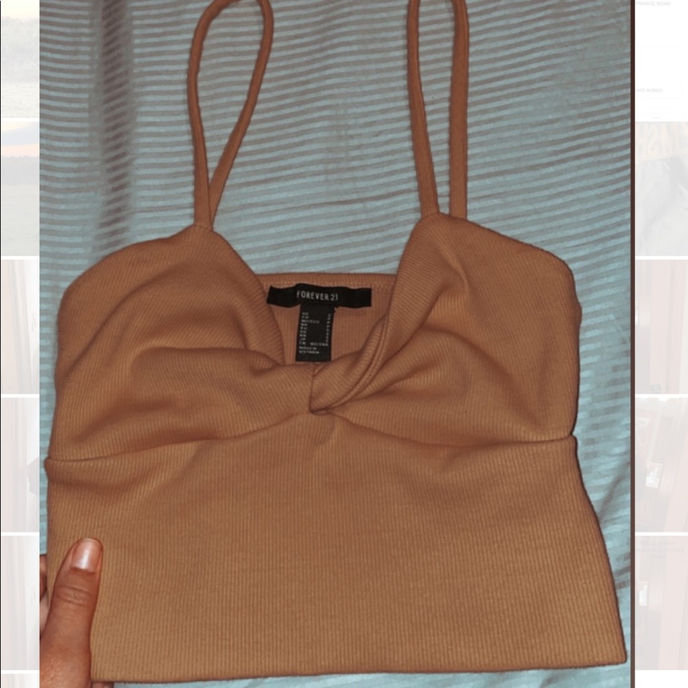 Spaghetti crop top
